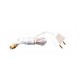 Dolls House Candle Flame Screw Base Wired Socket Lighting Accessory Spare Part