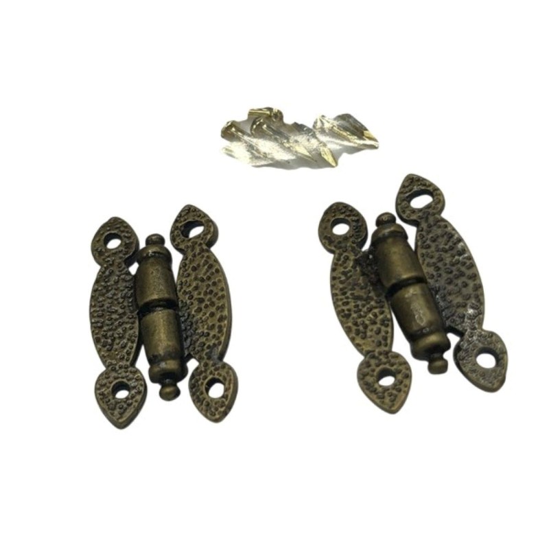 Dolls House Butterfly Hinge & Pins Lift off 1:12 Scale Hardware Miniature Lge