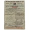 Dolls House Steamship Passegers Contract Ticket Replica Edwardian 1:12 Accessory Printed Card