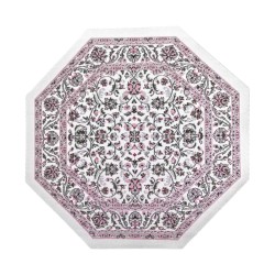 Dolls House Area Rug Traditional Octagonal Pink Floral Carpet Lge Dolls House Area Rug Traditional Octagonal Pink Floral Carpet Lge