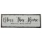Dolls House Bless This Home Family Wall Plaque Farmhouse Sign 1:12 Printed Card