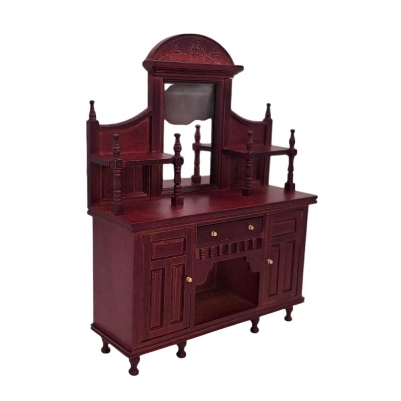 Dolls House Sideboard Dresser Mahogany Ornate Victorian Dining Room Furniture