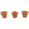 Dolls House Round Clay Terracotta Plant Flower Pot Garden Shop Store Accessory