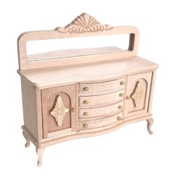 Dolls House Buffet Sideboard Unfinished Bare Wood Dining Room Furniture Dolls House Buffet Sideboard Unfinished Bare Wood Dining Room Furniture