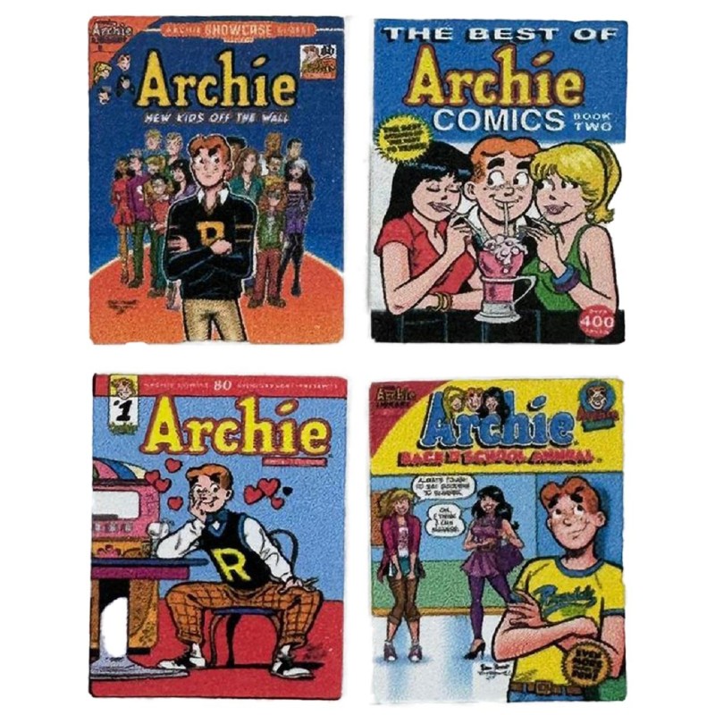 Dolls House Archie Comic Book Fictional Graphic Novel Cover Set 1:12 Accessory Printed Card