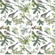 Dolls House Wallpaper Birds & Mistletoe Design Dolls House Wallpaper Birds & Mistletoe Design