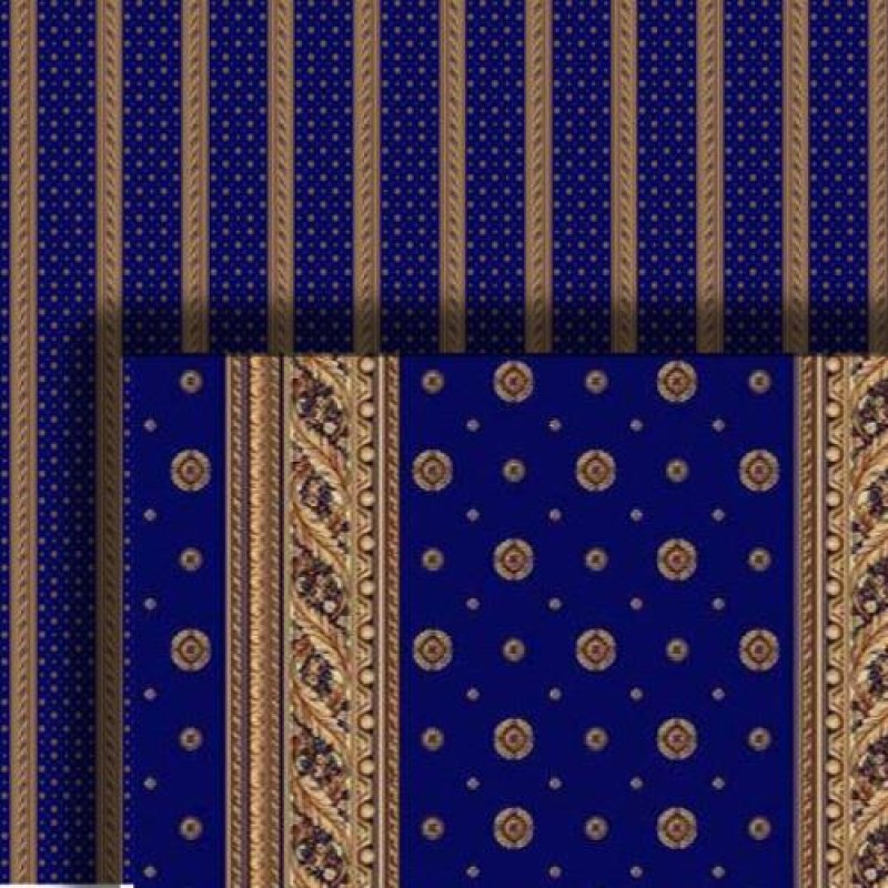 Dolls House Wallpaper Victorian Floral Stripe Blue Miniature Print 1:12 Dolls House Wallpaper Victorian Floral Stripe Blue Miniature Print 1:12