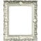 Dolls House Empty Picture Mirror Frame Ornate Silver Miniature Accessory Lge