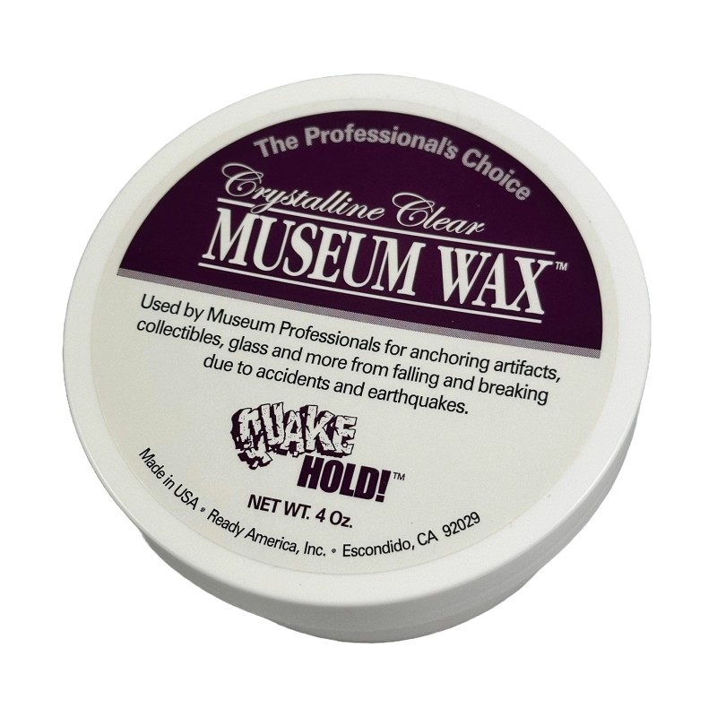 Dolls House Clear Museum Wax for Holding Miniatures & Collectables in Place 4oz