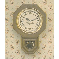 Dolls House School Clock Kit Miniature Chrynbon Accessory 1:12 Scale