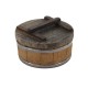 Dolls House Round Bucket Barrel Tub Rustic Wooden Kitchen Accessory 1:12 Scale