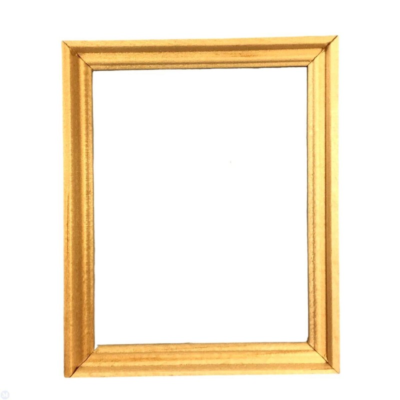 Dolls House Unfinished Empty Picture Frame Large Bare Wood Miniature Accessory