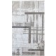 Dolls House Grey Patterned Area Rug Modern Living Room Accessory Printed Card