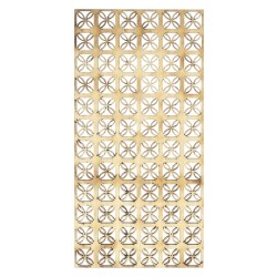 Breeze Block Lattice Quatrefoil Pattern Laser Cut Dolls House Miniature 1:12