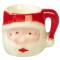 Dolls House Novelty Mug Santa Father Christmas Empty Cup Festive Accessory 1:12