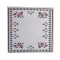 Dolls House Silver Grey Rug Cross Stitch Design Miniature Accessory Small Square