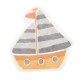 Dolls House Boat Rug Modern Play Mat Bedroom Nursery 1:12 Accessory Printed Card