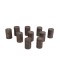 Dolls House 10 Rusty Tin Cans Small Solid Metal 1:12 Scale