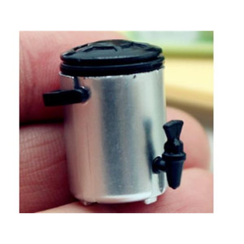 Dolls House Hot Drinks Urn Kit Modern Catering Cafe Accessory Plastic 1:18 Scale