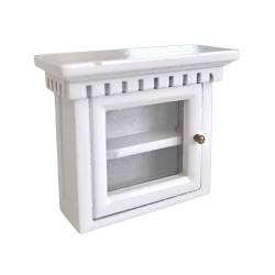 Dolls House Medicine Cabinet Wall Cupboard Miniature Bathroom Accessory