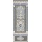 Dolls House Wallpaper Chinoiserie Panels Blue Grey 1/2in 1:24 Miniature Print
