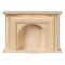 Dolls House Unfinished Fireplace Bare Wood 1:12 Scale Modern Miniature
