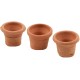 Dolls House Red Clay Terracotta Flower Plant Pot Mexican Garden Outdoor Accessory