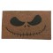 Dolls House Halloween Door Mat Jack Skellington Rug Porch Hall 1:12 Printed Card