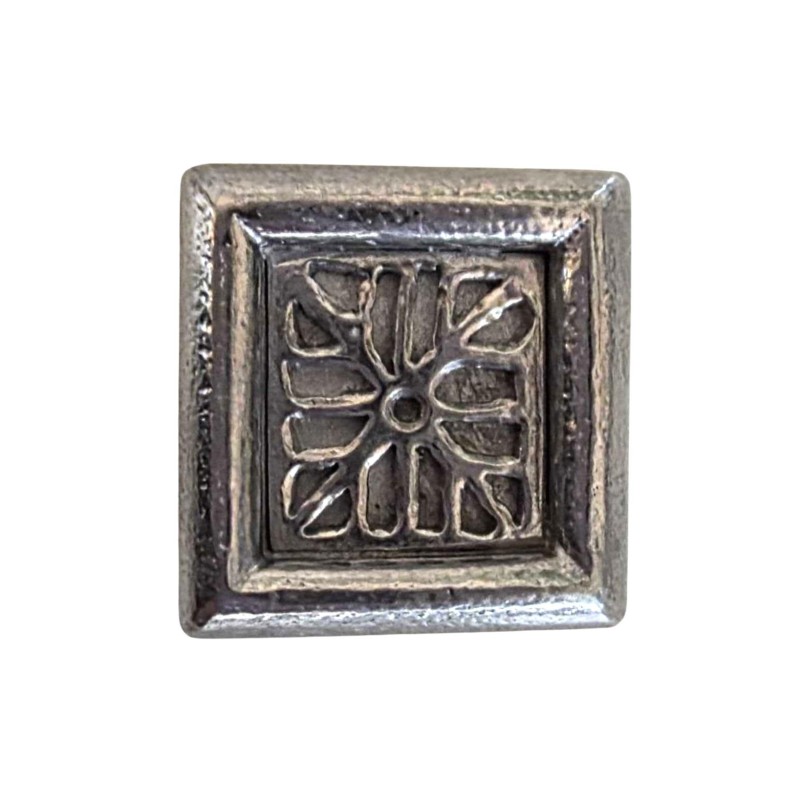 Dolls House Drain Cover Miniature Natural Pewter Rainwater Accessory 1:12 Scale