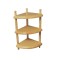 Dolls House Corner Etagere 3 Shelf Stand What-Not Light Oak Victorian Furniture