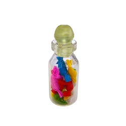 Dolls House Glass Jar with Wrapped Sweets Miniature Shop Store Accessory 1:12