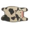 Dolls House Cow Rug Modern Animal Play Mat Nursery Accessory Printed Card
