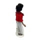 Dolls House Modern Woman Lady Mother Mum in Red Blouse  1:12 Porcelain People
