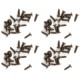 Dolls House 1/8in Nails Bronze 3mm Brads Miniature DIY Accessory Pack of 100