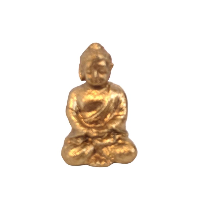 Dolls House Buddha Gold Sitting Ornament Miniature 1:12 Scale Dolls House Buddha Gold Sitting Ornament Miniature 1:12 Scale