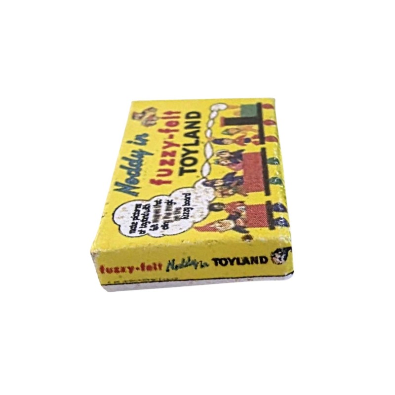 Dolls House Noddy in Toyland Fuzzy Felt Box Vintage Toy Nursery Accessory 1:12