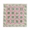 Dolls House Patchwork Rug or Blanket Pink Mat Miniature Accessory 1:12 Scale