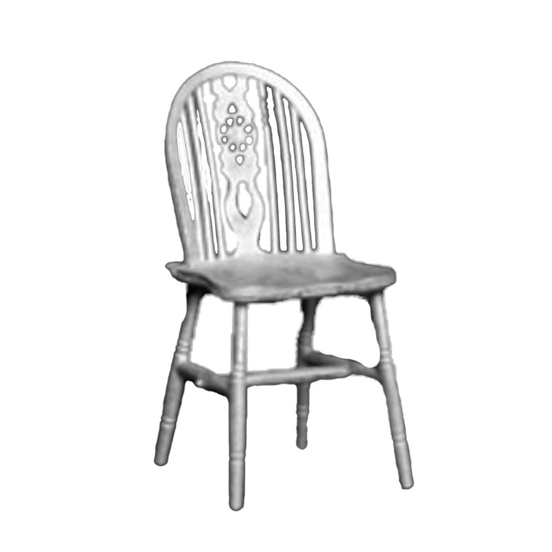Dolls House Windsor Side Chair Kit Metal 1:24 Half Inch Dining Room Furniture