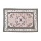Dolls House Rug Traditional Light Green Floral Rectangular Carpet Large