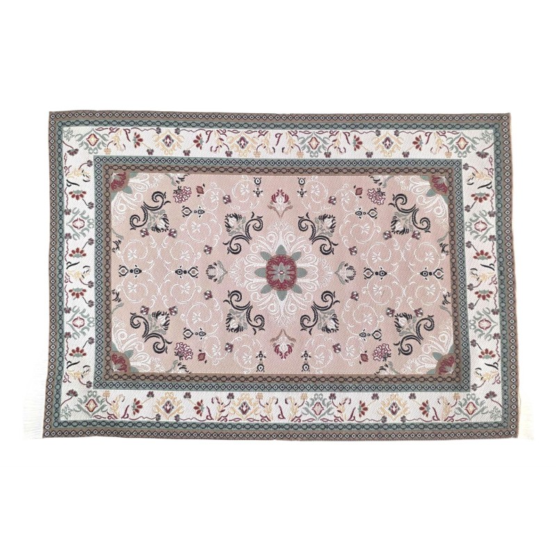 Dolls House Rug Traditional Light Green Floral Rectangular Carpet Large Dolls House Rug Traditional Light Green Floral Rectangular Carpet Large