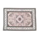 Dolls House Rug Traditional Light Green Floral Rectangular Carpet Large Dolls House Rug Traditional Light Green Floral Rectangular Carpet Large
