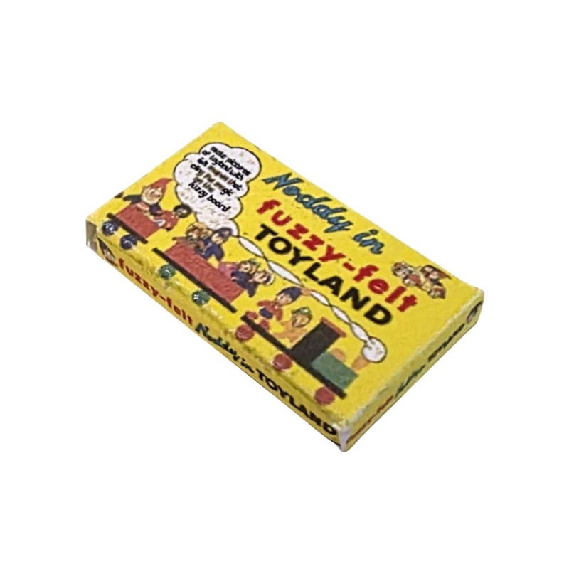 Dolls House Noddy in Toyland Fuzzy Felt Box Vintage Toy Nursery Accessory 1:12