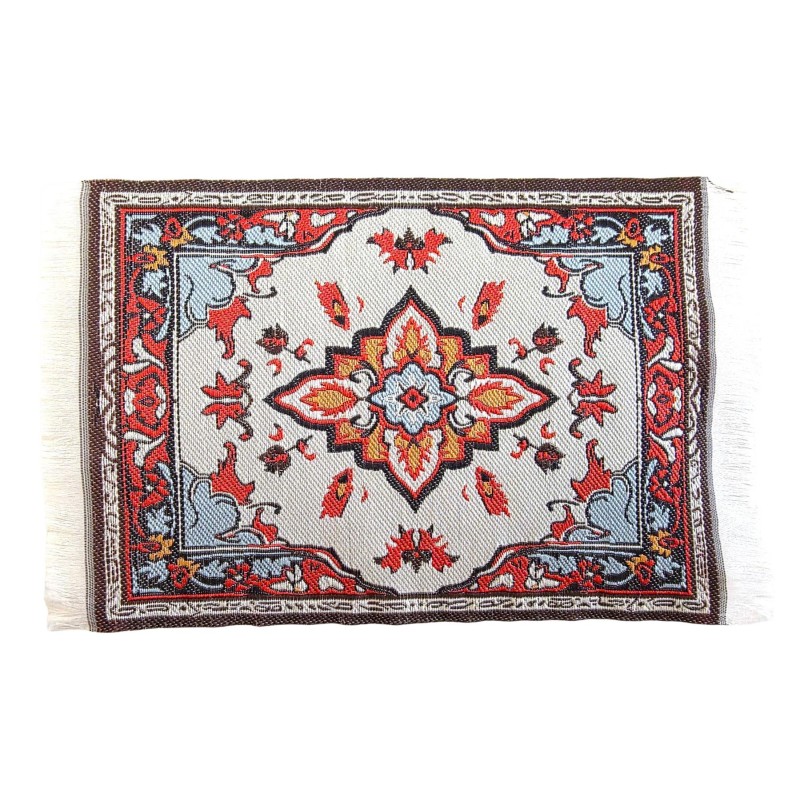 Dolls House Rectangular Rug Persian Tabriz Design Miniature Accessory Small