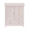 Dolls House Chest of Drawers Baby Wardrobe JBM Miniature Nursery Furniture Pink