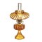 Dolls House Oil Lamp Amber Chrysnbon Ornamental Accessory Small 1:12 Miniature