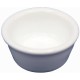 Dolls House White Glazed Mixing Bowl Dish Ceramic Kitchen Dining Room Accessory