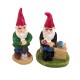 Dolls House 2 Gnomes Miniature Garden Ornaments 1:12 Scale Accessory Dolls House 2 Gnomes Miniature Garden Ornaments 1:12 Scale Accessory