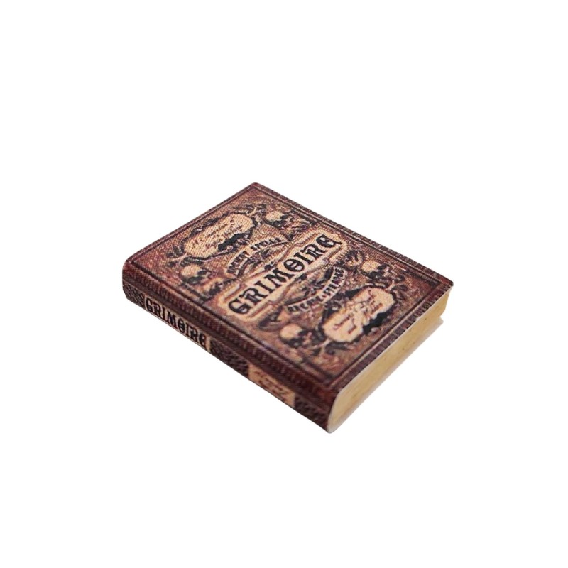 Dolls House Grimoire Magic Spell Book Aged Witches Manual Halloween Accessory