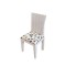 Dolls House Side Chair Modern White Wood Dining Room Furniture