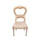 Dolls House Balloon Back Side Chair Unfinished Bare Wood Dolls House Balloon Back Side Chair Unfinished Bare Wood